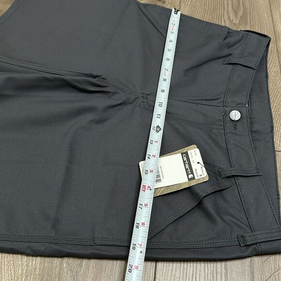 Carhartt Mid Rise‎ Regular Fit Gray Work Casual Shorts Size 8 - Picture 7 of 12
